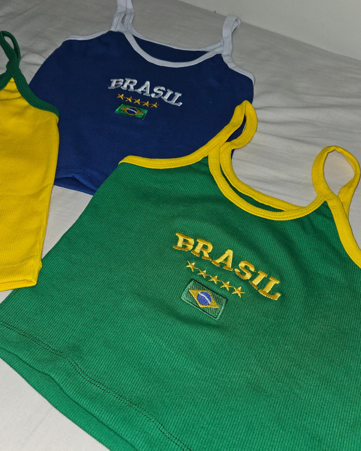RN Box Cropped - Brasil Verde - Algodão Canelado