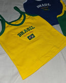 RN Box Cropped - Brasil Amarela - Algodão Canelado