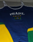 RN Box Cropped - Brasil Azul - Algodão Canelado