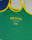 RN Box Cropped - Brasil Verde - Algodão Canelado