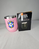 Copo Térmico 360ml com Tampa e Abridor - Escudo CBF Centralizado - DTF